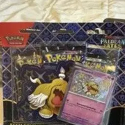 Paldean Fates Tech Sticker Collection Pokemon Tcg 3 Pack Blister Lot of 2 - Image 1