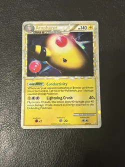 Pokemon Ampharos (Prime) Ultra Rare HeartGold SoulSilver 105/123 - Image 1