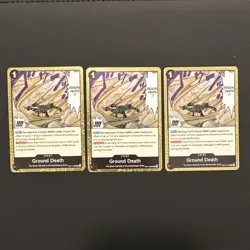 (3x) Ground Death OP14-096 Rare Foil NM | One Piece TCG Event Card - Image 2