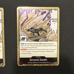 (3x) Ground Death OP14-096 Rare Foil NM | One Piece TCG Event Card - Image 3