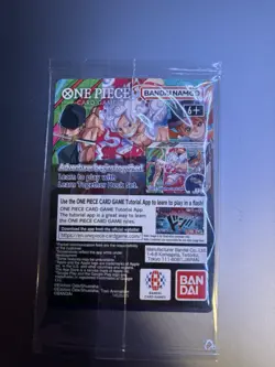Bandai One Piece Card Game Monkey.D.Luffy US Voyage Promo Holo Card P-055 - Image 2