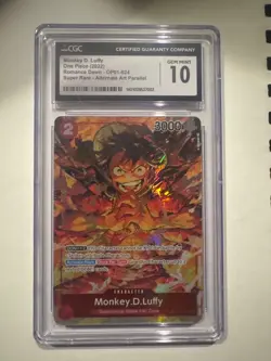 Monkey D. Luffy OP01-024 Parallel (GEM MINT) Romance Dawn One Piece TCG ENGLISH - Image 3