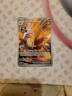 Pokemon TCG Blaziken EX Holo Card Destined Rivals 192/182 Ultra-Rare - Image 1