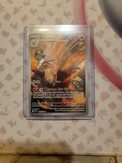 Pokemon TCG Blaziken EX Holo Card Destined Rivals 192/182 Ultra-Rare - Image 3