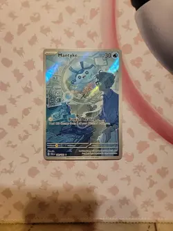 Pokemon TCG Mantyke Card 189/182 Sv04: Paradox Rift NM/Mint - Image 3