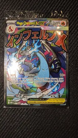SEALED Mega Charizard x EX 023 Mega Evolution Promo with Oricorio 024 Card - Image 3