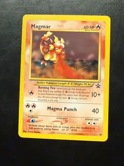 Pokemon Card Black Star Promo Magmar 44 WOTC - Image 1