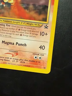 Pokemon Card Black Star Promo Magmar 44 WOTC - Image 5