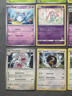 Pokemon Cards Lot Chimchar Spiritomb Marill Yveltal Maushold Ursaring Mesprit + - Image 5