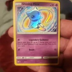 Pokemon TCG Shining Mew Holo Rare Card 40/73 Shining Legends - Image 1