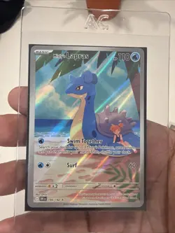 Pokemon TCG Misty's Lapras Destined Rivals 194/182 IR Mint Condition - Image 1