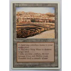 Strip Mine, Fourth Edition (4ED) #363 MP MTG - Image 1