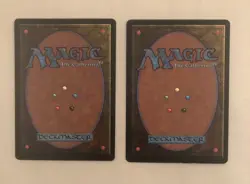 Lot of 2 Magic the Gathering Revised Lightning Bolt Never played - Image 2