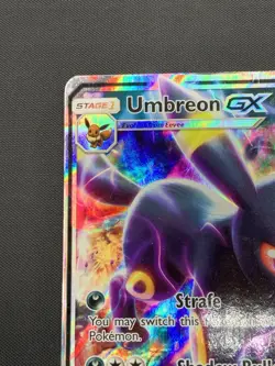 Pokemon TCG Sun & Moon: Umbreon GX 80/149 SM Base Set Holo - Image 2