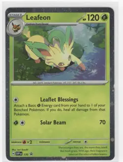 Leafeon 170 SVP Pokemon Cosmos Holo Prismatic Evolutions - MINT - Image 1