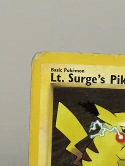 Lt. Surge's Pikachu 81/132 Common Gym Heroes Pokemon MP - Image 2