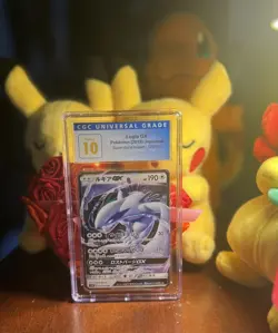 Pokemon Super Burst Impact Japanese Lugia GX RR 072/095 SM8 Holo CGC Pristine 10 - Image 1