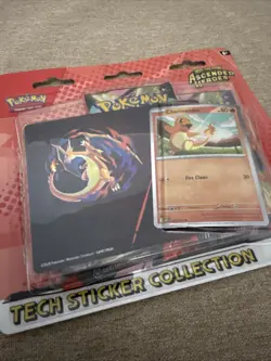 Pokemon TCG Charmander Tech Sticker Collection Ascended Heroes 3 Pack Blister - Image 3