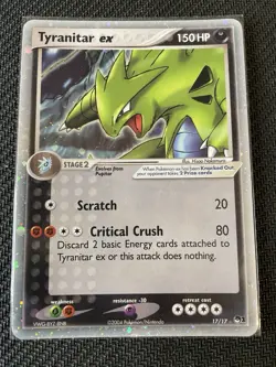 Pokemon TCG - Tyranitar ex POP Series Promos - 17/17 Holo - Image 1