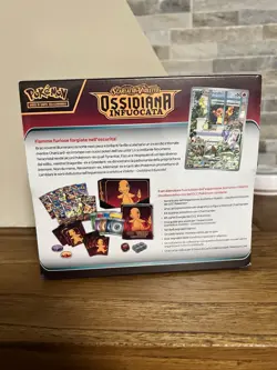Etb Pokemon Ossidiana Infuocata Ita Sealed Set Allenatore Fuoriclasse - Image 3