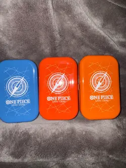 One Piece TCG Tin Set Luffy P-075 Sabo P-073 Ace P-074 Promo No Packs - Image 3