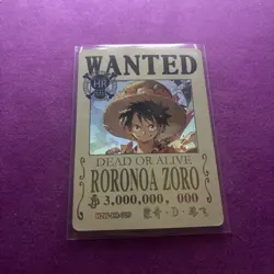 One piece Wanted Poster Holo lot - Original The Pirate King CCG set - Image 5