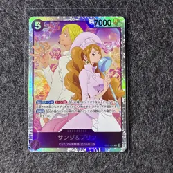 Sanji and Pudding SR EB02-035 Anime 25th collection One Piece JP NM - US SELLER - Image 1