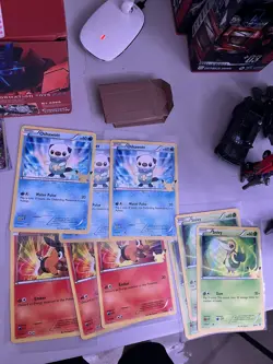 Pokemon First Partner Pack Snivy Tepig Oshawott Pikachu Lot Of 9 Jumbo Cards - Image 1