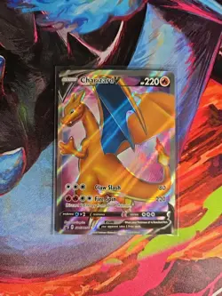🔥Pokemon Champion's Path CHARIZARD V Full Art Promo ETB SWSH050 🔥 - Image 1
