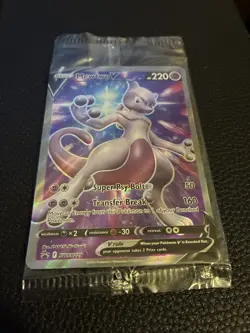 Mewtwo V SWSH229 SWSH: Sword & Shield Holo Sealed Promo Pokemon Card Sealed NM - Image 2