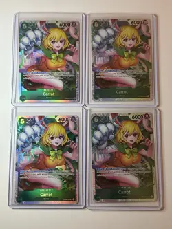 Carrot OP08-023 The Best Vol. 2 Premium Booster Play Set 4 Card Lot - Image 1