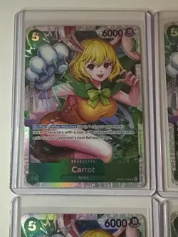 Carrot OP08-023 The Best Vol. 2 Premium Booster Play Set 4 Card Lot - Image 2