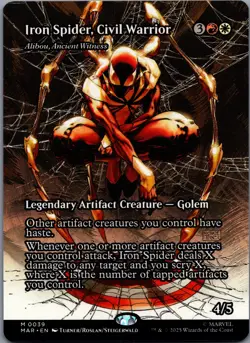 Iron Spider, Civil Warrior - Alibou, Ancient Witness 39/-- Marvel Mythic - Image 1