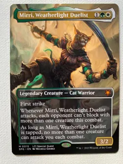 MTG Mirri, Weatherlight Duelist 15 | NM | Special Guests - Image 1