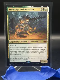 Sovereign Okinec Ahau 0240 MTG Lost Caverns Of Ixalan Mythic Cat NM English - Image 1