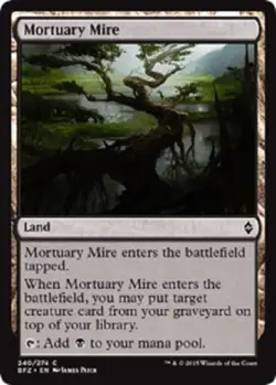 Mortuary Mire x4 Battle for Zendikar MtG NM - Image 1