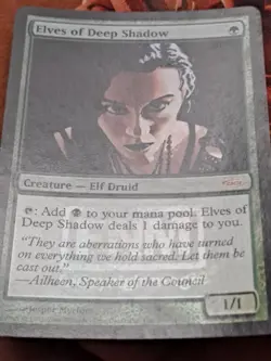 Mtg FNM Friday Night Magic foil Elves Of Deep Shadow - Image 3