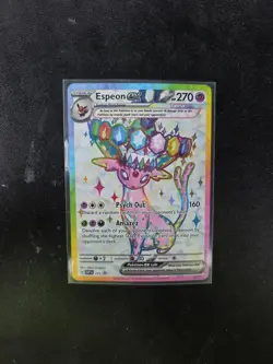 Pokemon Espeon ex SVP 175 Premium Figure Collection Black Star Promo English - Image 1