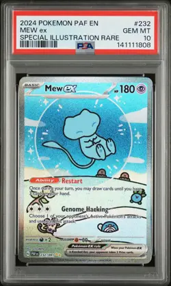 POKEMON PSA 10 2024 SV Paldean Fates Mew ex 232/091 SIR - Image 1