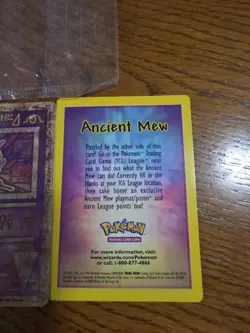 Ancient Mew Pokemon just opened 2000 Movie RARE PROMO - Image 2