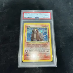 2001 POKEMON NEO REVELATION #6 ENTEI-HOLO PSA 8 Double Holo - Image 1
