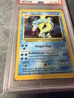 2000 POKEMON BASE SET 2 #7 GYARADOS-HOLO PSA 9 - Image 5