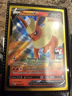Flareon V Pokemon Prize Pack Series 1 Promo Play Stamped NM - Image 1