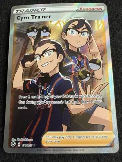 Pokemon Gym Trainer Full Art 191/195 from Silver Tempest in LP+/NM- condition! - Image 1