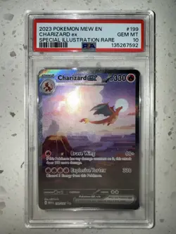 Pokemon TCG Charizard EX 151#199/165 PSA 10 ENGLISH - Image 1