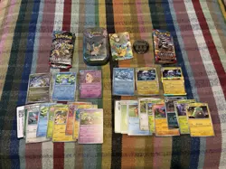 Pokemon Scarlet And Violet Mini Tin Opened Everything Included - Image 1