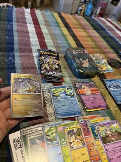 Pokemon Scarlet And Violet Mini Tin Opened Everything Included - Image 2