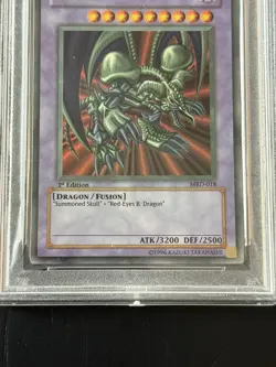 YU-GI-OH! 2002 B. Skull Dragon MRD-018 Metal Raiders 1st Edition PSA 9 - Image 4