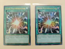 2x YUGIOH! Super Polymerization RA03-EN053 Ultra Rare 1st Ed NM - Image 1
