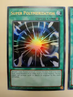 2x YUGIOH! Super Polymerization RA03-EN053 Ultra Rare 1st Ed NM - Image 2